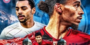 剑指三分！拜仁发布客战奥格斯堡海报：萨内、金玟哉出镜